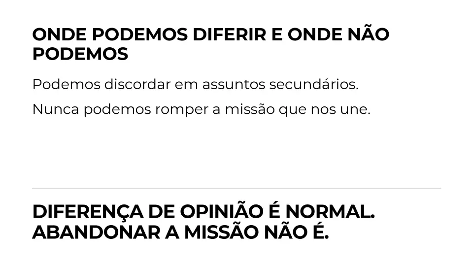 Slides de Honra, Lealdade e Unidade, página 8 de 25