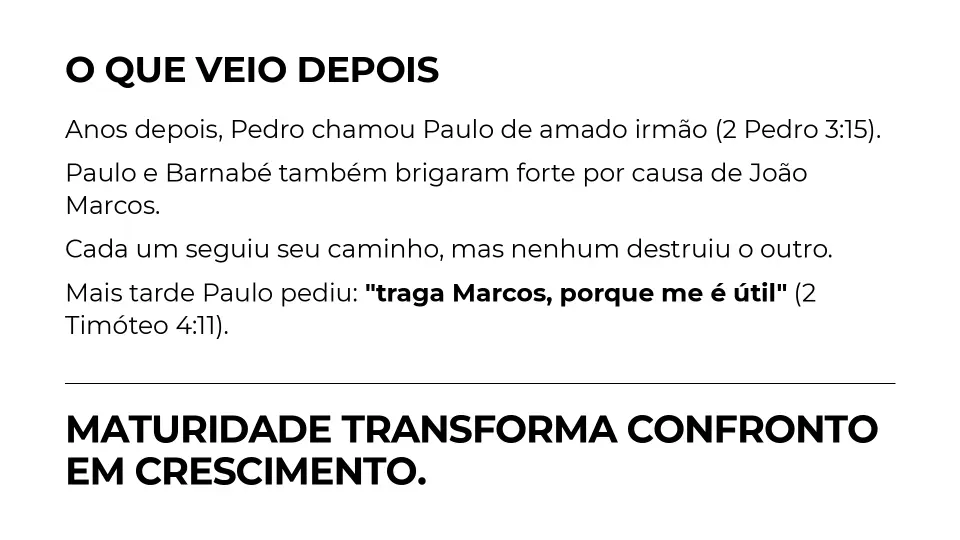 Slides de Honra, Lealdade e Unidade, página 16 de 25