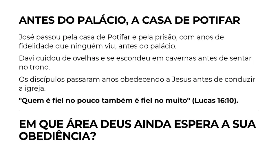 Slides de O Governo de Deus Cresce na Medida da Nossa Obediência, página 5 de 7