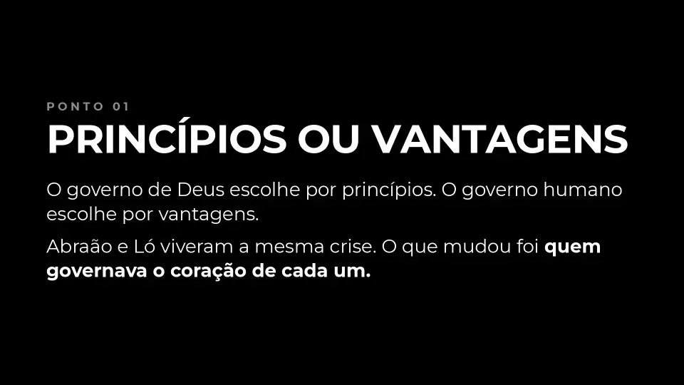 Slides de Duas Escolhas, Dois Governos, página 3 de 7