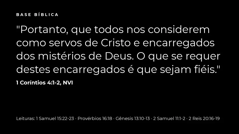 Slides de Os Cinco Maiores Erros de Quem Governa o que Deus Confiou, página 2 de 9
