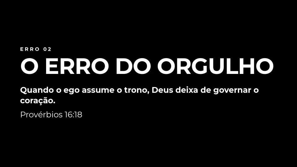 Slides de Os Cinco Maiores Erros de Quem Governa o que Deus Confiou, página 5 de 9