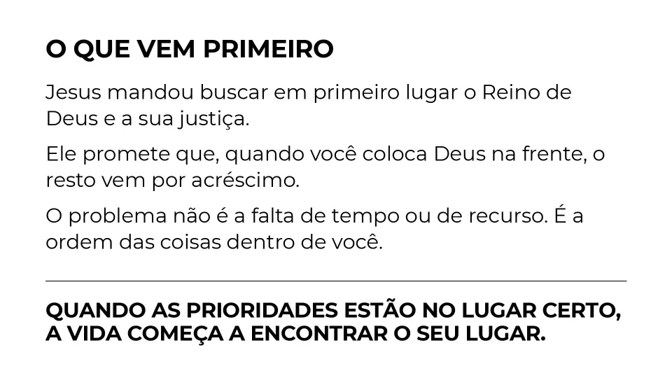 Slides de Os três acertos de quem governa bem a vida, página 8 de 9