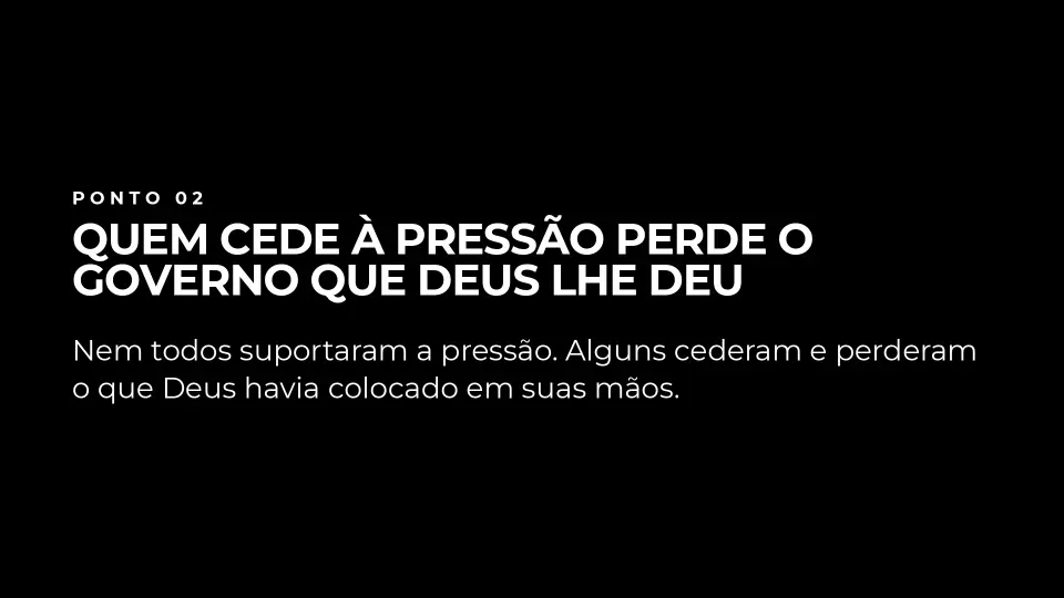 Slides de Governar Sob Pressão, página 6 de 8