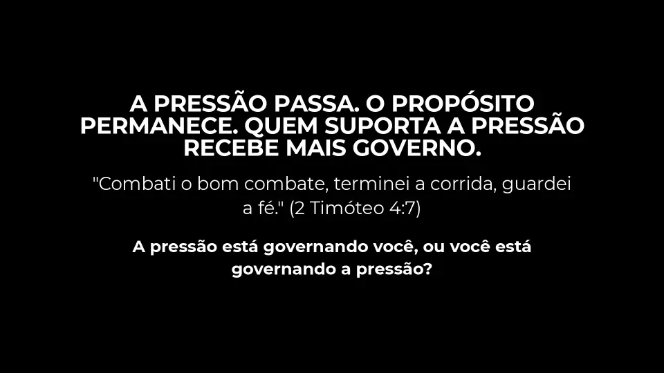 Slides de Governar Sob Pressão, página 8 de 8