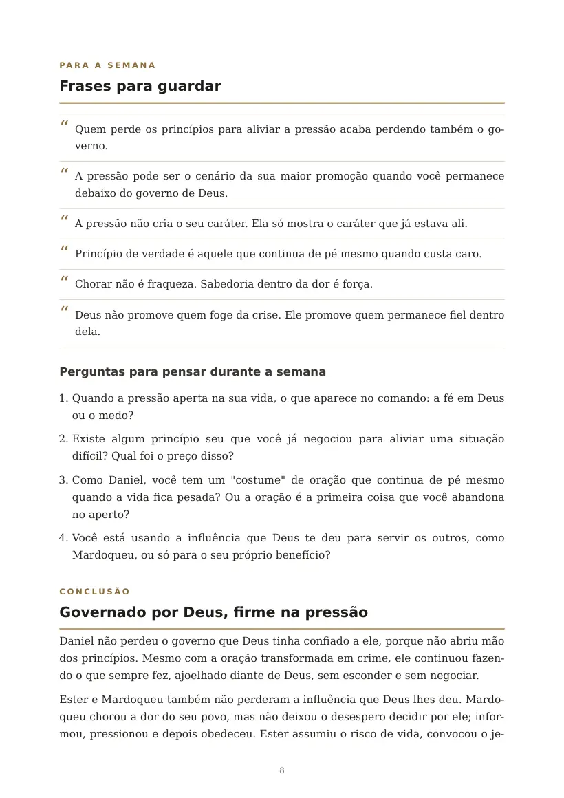 Estudo de Como Governar Sob Pressão Sem Perder o Governo, página 8 de 9