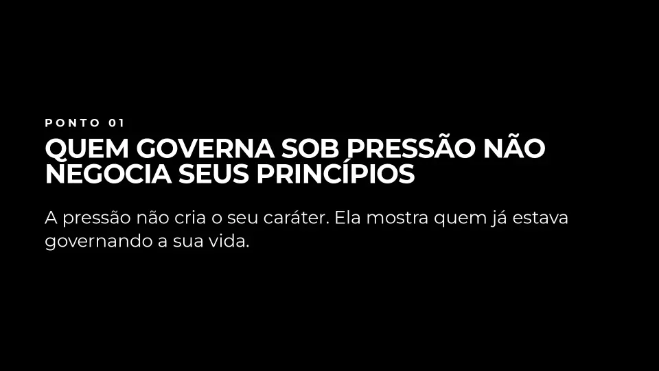 Slides de Como Governar Sob Pressão Sem Perder o Governo, página 3 de 7