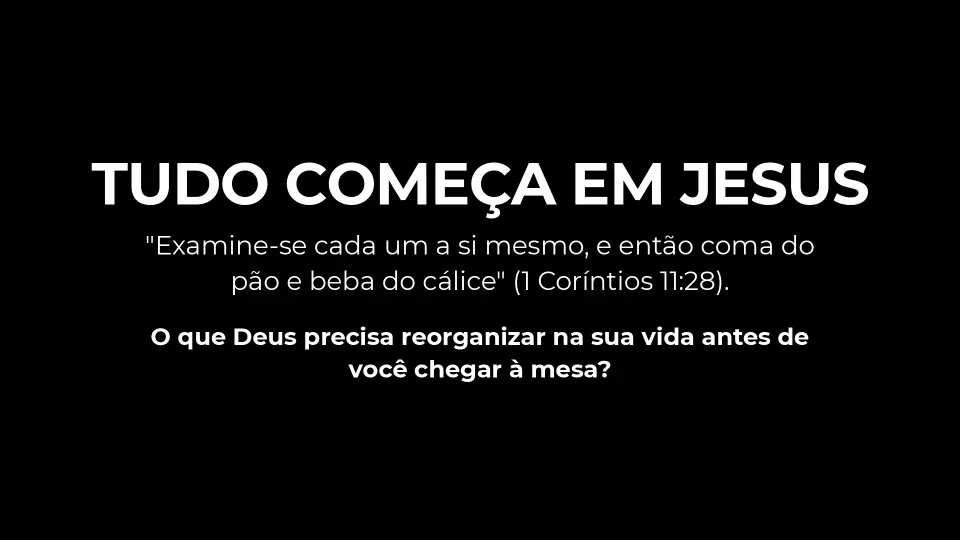 Slides de Uma Igreja Organizada, Santa e Alinhada com sua Missão, página 8 de 8