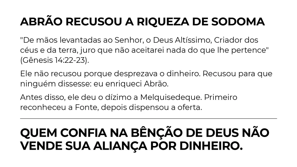 Slides de O Governo do Dinheiro e a Propriedade a Partir da Bênção de Deus, página 4 de 9