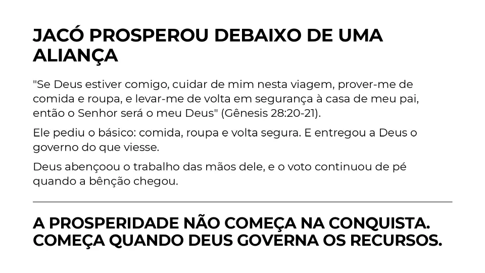 Slides de O Governo do Dinheiro e a Propriedade a Partir da Bênção de Deus, página 6 de 9