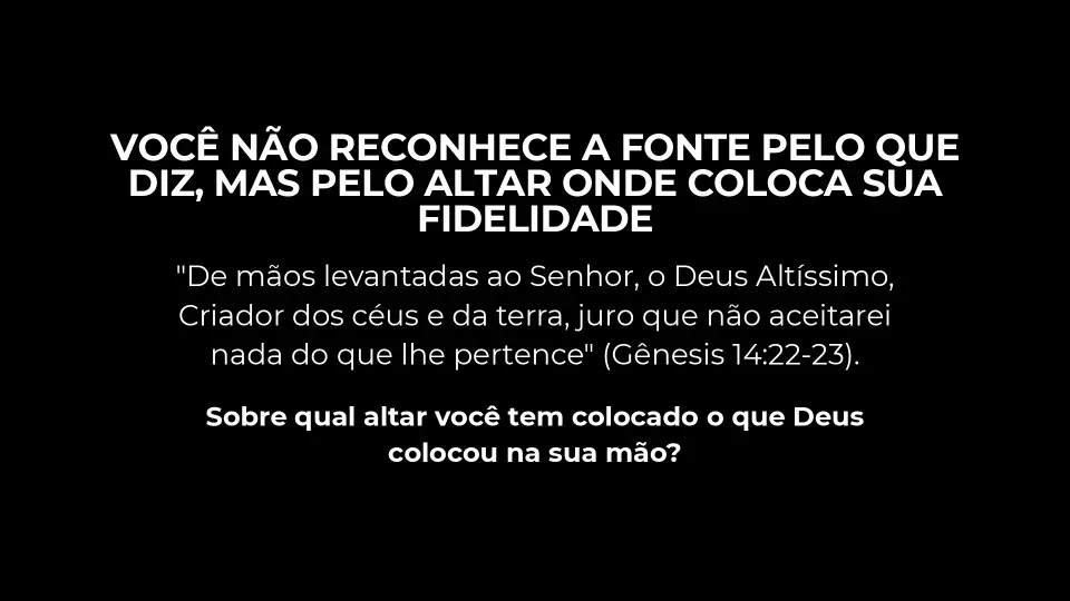 Slides de O Governo do Dinheiro e a Propriedade a Partir da Bênção de Deus, página 9 de 9