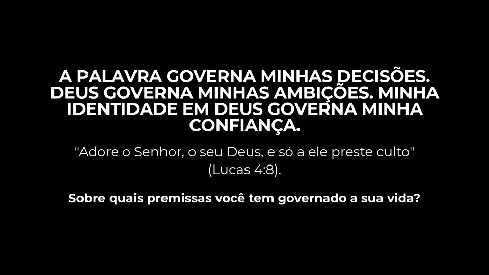 Slides de Governando sobre as premissas de Jesus, página 9 de 9